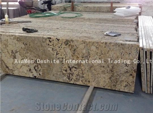 Yellow River Brazi Granite Kitchen Countertops