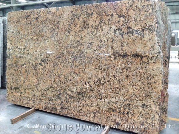 Zeus Gold Brazil Granite Yellow Slabs Stone Tiles