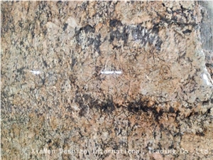 Zeus Gold Brazil Granite Yellow Slabs Stone Tiles