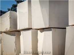 Snow White Thassos Marble Blocks
