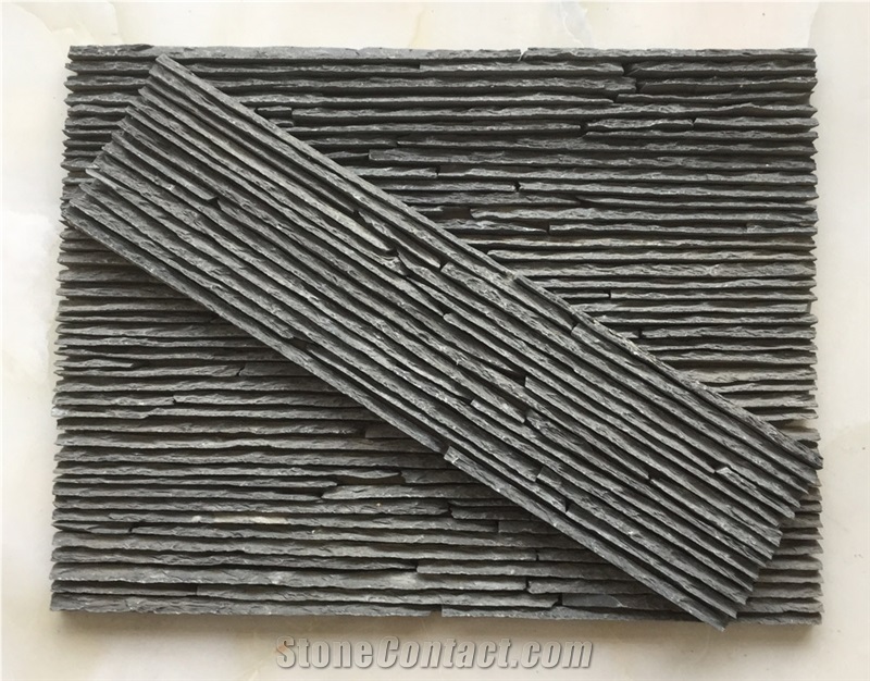 15*60*1.5-2.5 Ripple Stone Panel Cultured Stone for Wall Cladding