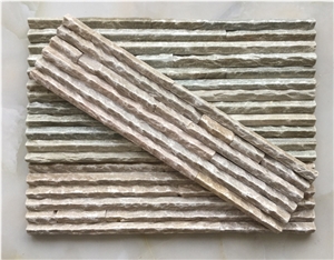 15*60*1.5-2.5 Ripple Stone Panel Cultured Stone for Wall Cladding