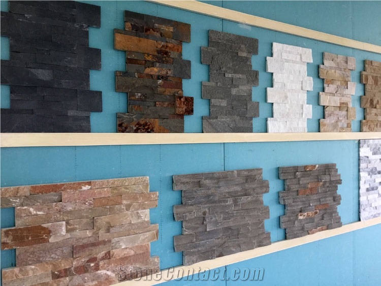 Hhsc10x40-004 on Sale China P014 Golden Yellow Cultured Stone/Wall Cladding/Stacked Stone Wall Panel/Manufactured Stone Veneer