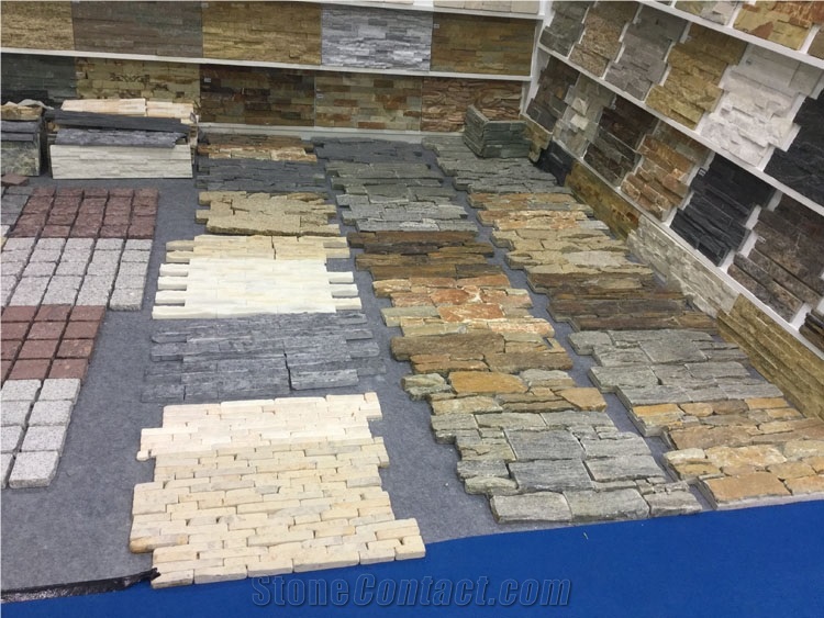 On Sale China Pink Quartzite Cultured Stone/Wall Cladding/Stacked Stone Wall Panel/Manufactured Stone Veneer