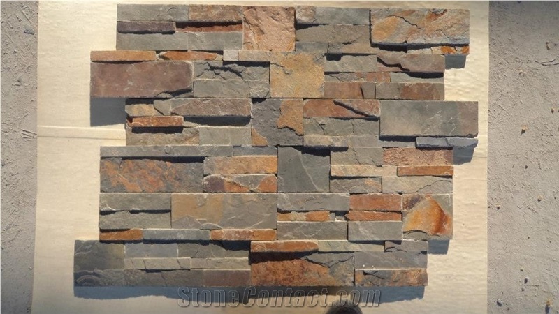On Sale China Pink Quartzite Cultured Stone/Wall Cladding/Stacked Stone Wall Panel/Manufactured Stone Veneer