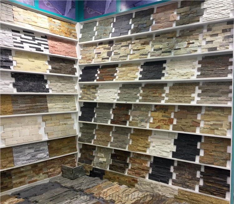 On Sale China Rusty Quartzite Stone Panel /Wall Cladding/Stacked Stone Wall Panel/Manufactured Stone Veneer
