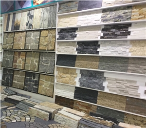 On Sale China S1120 Rusty Slate Cultured Stone/Wall Cladding/Stacked Stone Wall Panel/Manufactured Stone Veneer