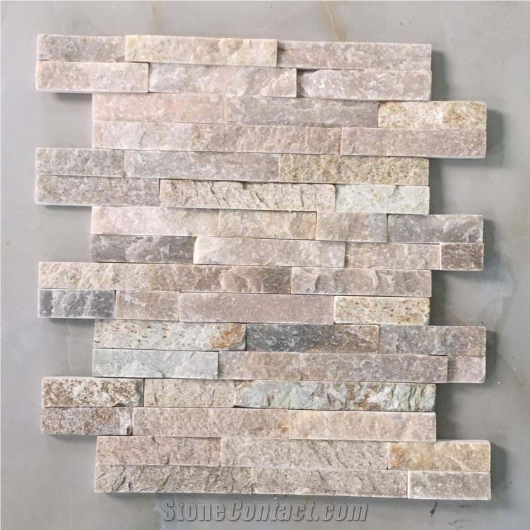 Quartzite Stone Panel for Wall Cladding Culture Stone