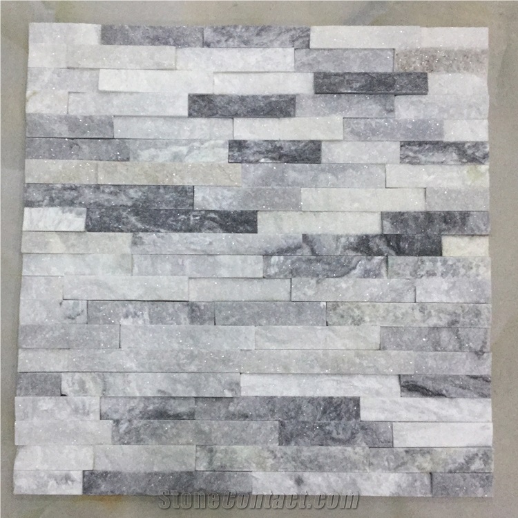 Wall Cladding Stone Cultured Stone Veneer Bluish Clouds Stone Panel