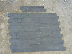 Black Quartzite Wall Stone Veneer, Ledge Stone, Corner Stone, Culture Stone