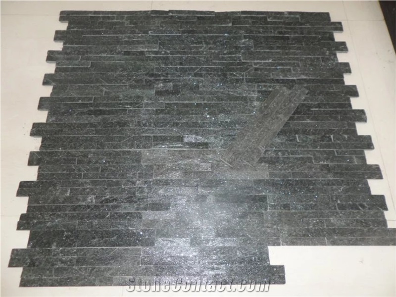 Black Slate Wall Cladding Ledge Stone Veneers