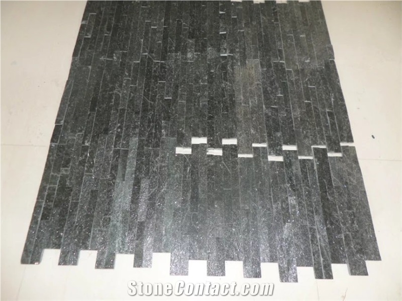 Black Slate Wall Cladding Ledge Stone Veneers