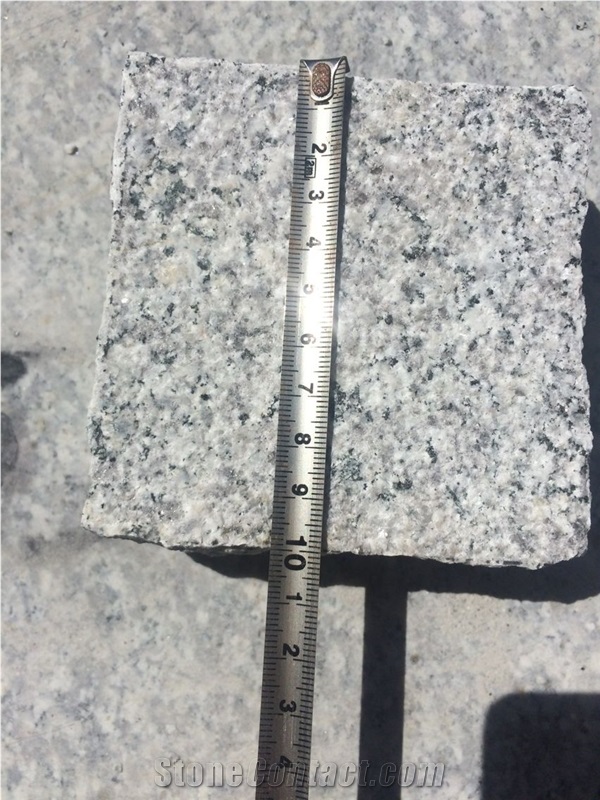 China G623 Crystal Grey, Rosa Beta, Bianco Sarto, Baso White, Cordo Sardinia Granite Flamed Split Cleft Cubes Pavers Sets