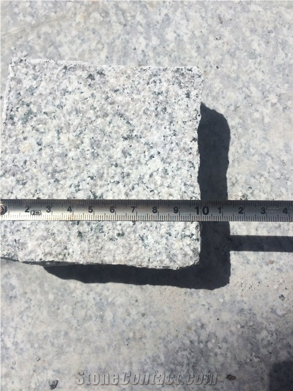 China G623 Crystal Grey, Rosa Beta, Bianco Sarto, Baso White, Cordo Sardinia Granite Flamed Split Cleft Cubes Pavers Sets