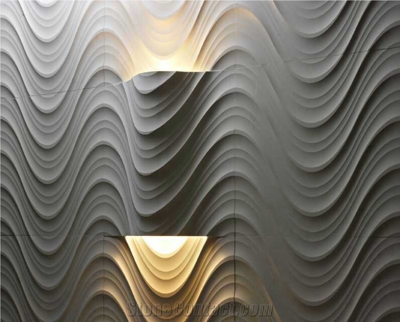Engraved Stone Wall Reliefs