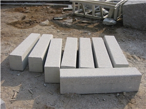 G341 China Grey Granite Bushhammered Kerb Stone Curb Roadstone Sidestone