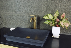 G654 China Dark Grey Padang Dark Impala Kobra Granite Polished Washbasin, Sink, Bathroom Basin