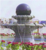 Garden Landscaping Natural Stone Fountain Floating Ball