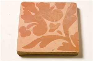 Handmade Terracotta Tiles, Bricks Red Yellow Brown Grey