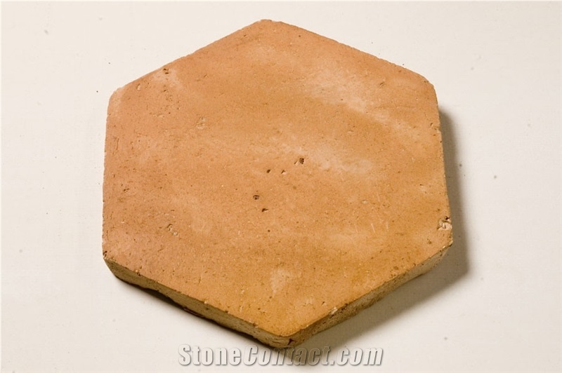 Handmade Terracotta Tiles, Bricks Red Yellow Brown Grey