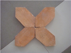 Handmade Terracotta Tiles Orange, Yellow, Red, Brown, Grey, Green, Black