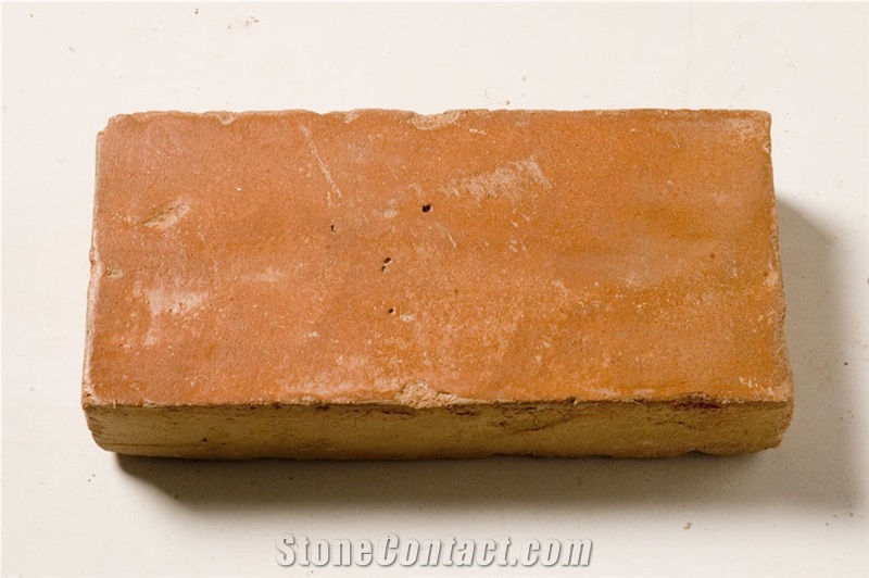 Handmade Terracotta Tiles Yellow Brown Red Glazed Pattern
