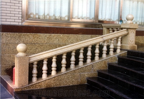 Natural Stone Granite Railing Balustrade Baluster