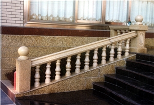Natural Stone Granite Railing Balustrade Baluster