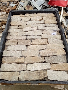 Rustic Yellow Quartzite Culture Stone, Wall Stone, Stone Veneer, Ledge Stone, Corner Stone