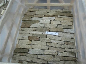 Rustic Yellow Quartzite Culture Stone, Wall Stone, Stone Veneer, Ledge Stone, Corner Stone
