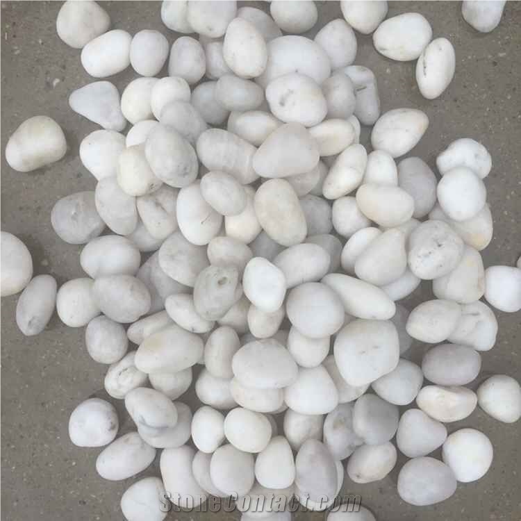 White Polished Pebble,River Stone,Landscaping River Stone