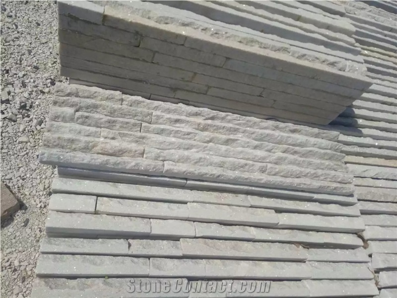White Quartzite Wall Stone Veneer, Ledge Stone, Culture Stone, Corner Stone
