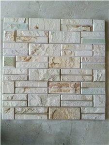 Yellow Sandstone Wall Stone Veneer, Ledge Stone, Corner Stone,Cultured Stone