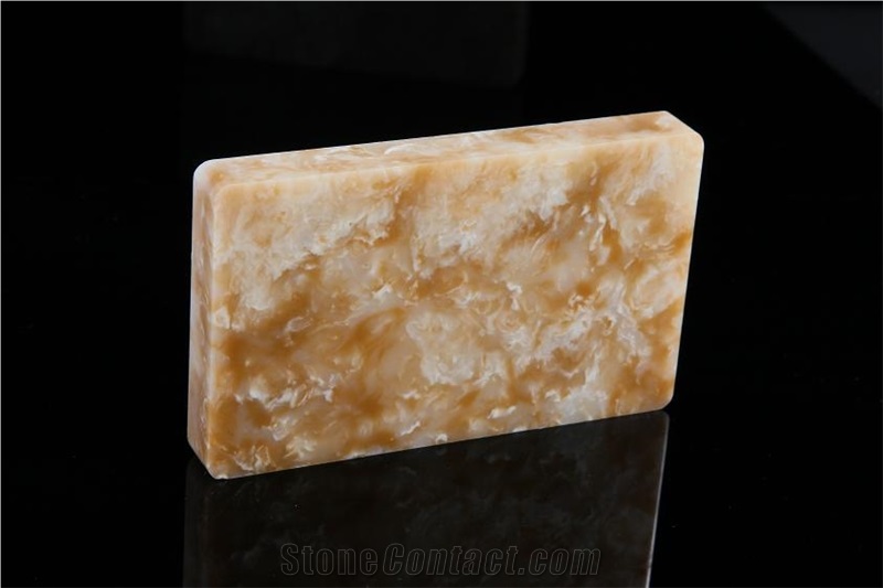 Translucent White Artificial Nature Texture Stone for Wall Decoration D15