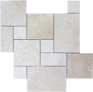 Classic Travertine French Pattern Set