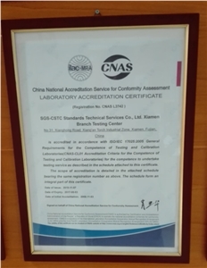 Sgs Stone Test Report