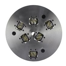 300mm Diamond Bush Hammer with 6 Sinking Roller