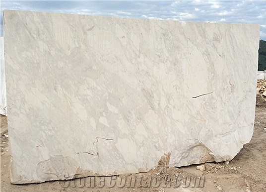 Volakas Marble Block, Volakas Arrikton White Blocks Greece