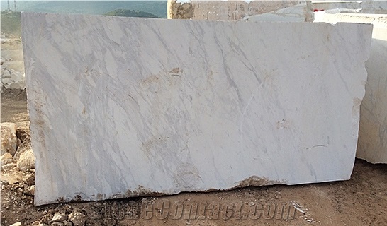 Volakas Marble Block, Volakas Arrikton White Blocks Greece