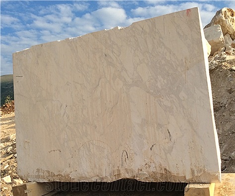 Volakas Marble Block, Volakas Arrikton White Blocks Greece