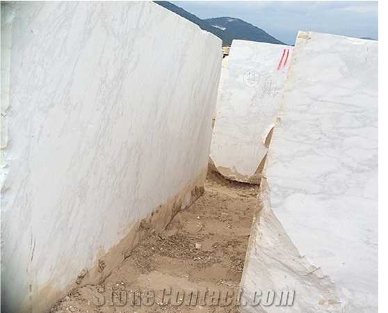 Volakas White Marble Blocks