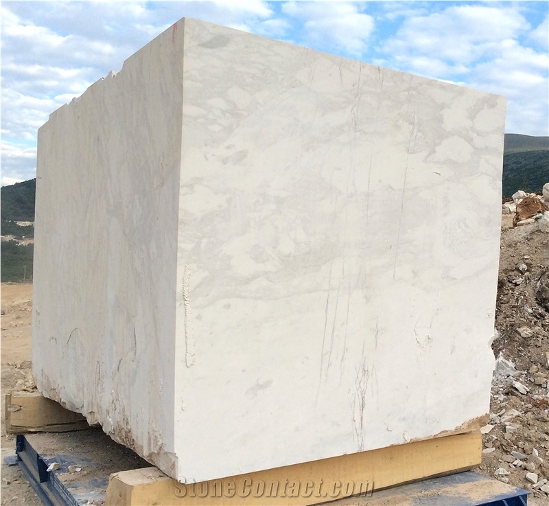 Volakas White Marble Blocks