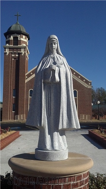 A Beautiful Hand Carved Full Custom Granite Statue