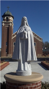 A Beautiful Hand Carved Full Custom Granite Statue