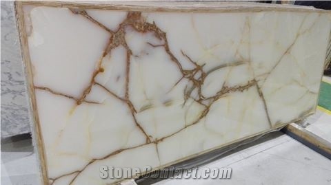 Onix Branco Slabs - Onyx Branco