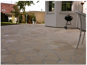 Solnhofen Natural Stone Polygonal Flagstone Pavers
