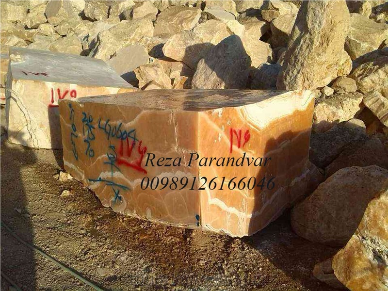 Orange Onyx Blocks, Yellow Onyx Blocks