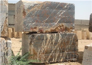 Black and Gold Blocks, Black Gold Marble Block