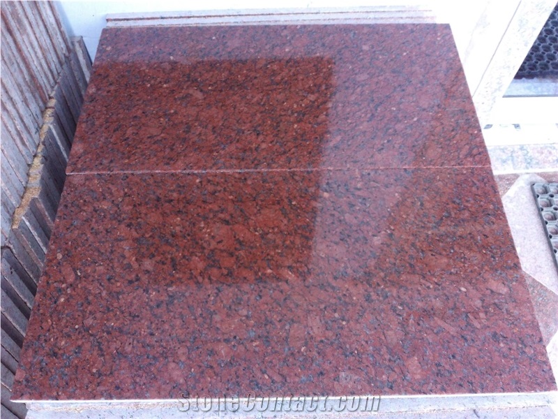 Imperial Gem Red Granite Tiles & Slabs, Polished Granite Flooring Tiles, Walling Tiles