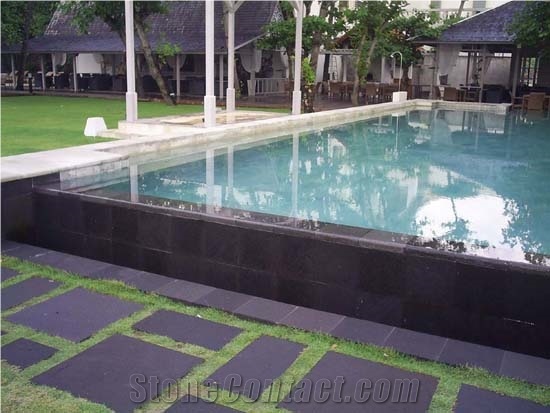 Black Volcanic Lava Stone Tiles, Black Lava Stone Floor Tiles, Black Lava Stone Wall Tiles, Pedra Hitam Palimanan Preta Verde Preço, Pedra Batu Hitam